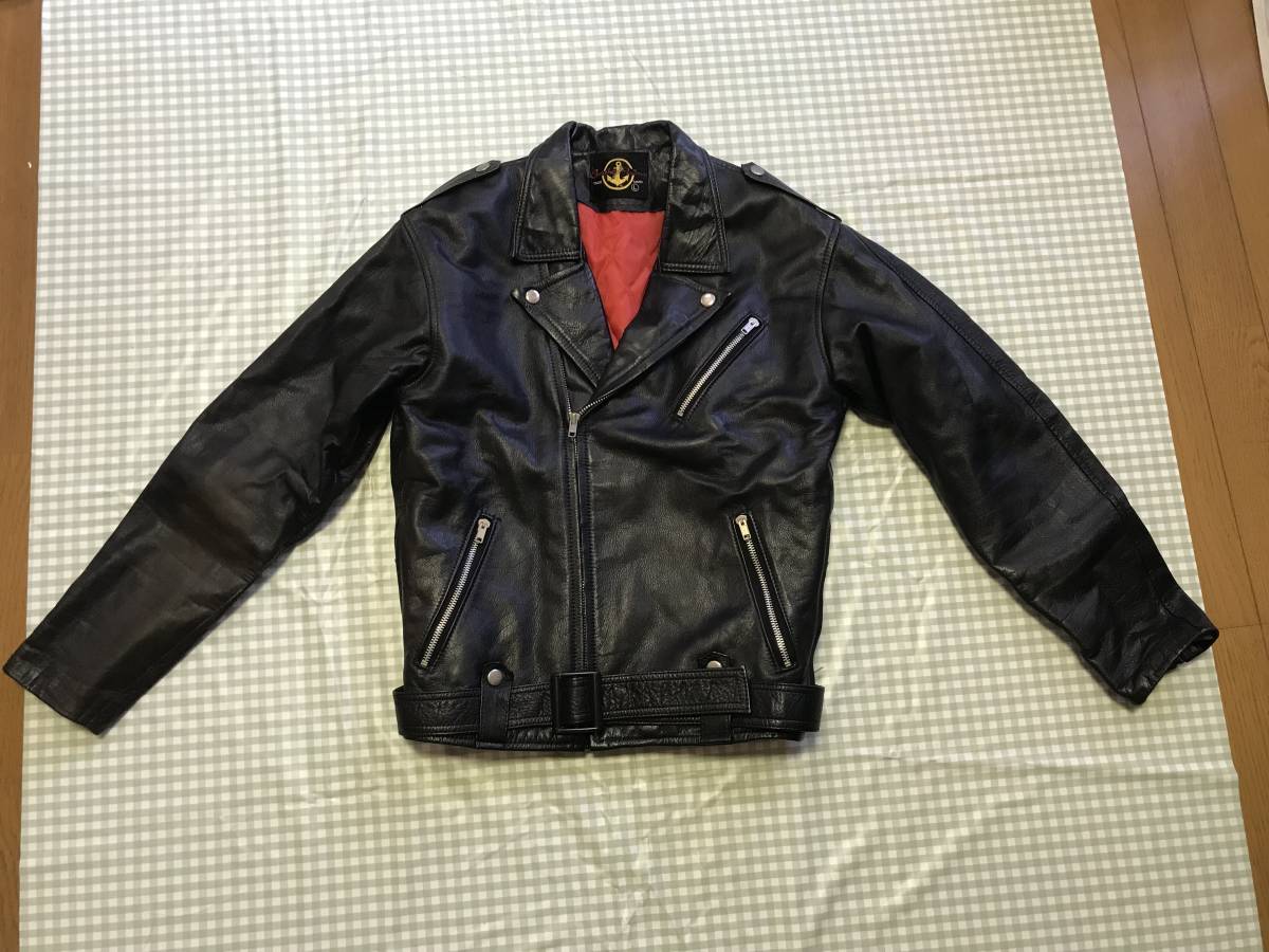日本産】 COOLS CHOPPER革ジャン1980年当時物 - アンティーク 激安通販サイト レザーベスト チョッパー クールス ビンテージ ブラック ベスト