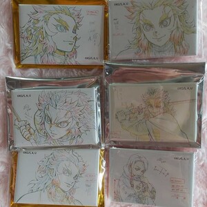 鬼滅の刃 煉獄杏寿郎 ufotable 原画スクエア缶バッジセット
