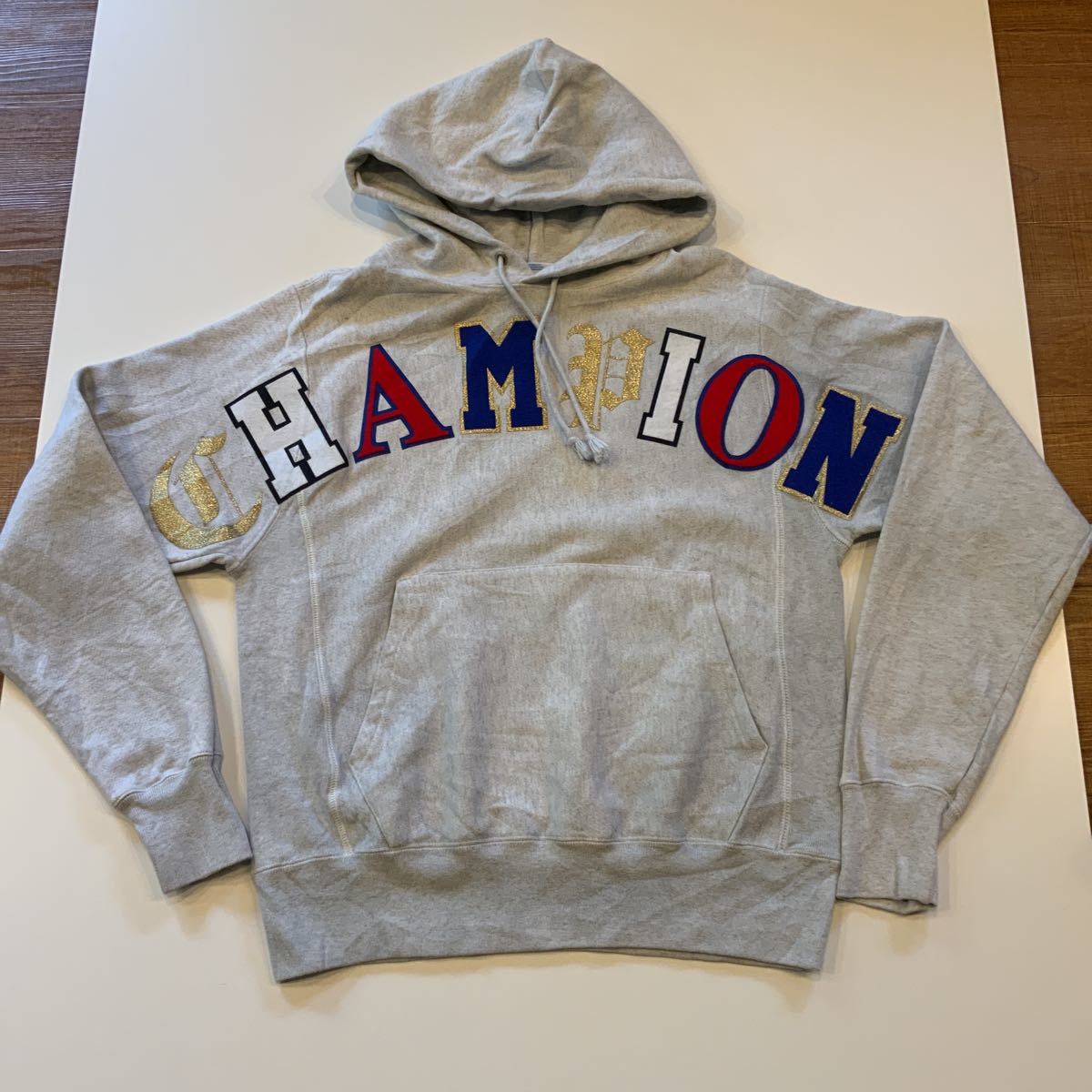 L/チャンピオンCHAMPION/WIND STOPPER/ウインドストッパー/ARMY