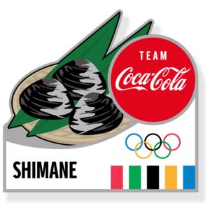 コカコーラ 都道府県 東京オリンピック ピンバッジ コカ・コーラ Coca Cola ピンバッチ 島根県 ピンズ