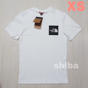 THE NORTH FACE ノースフェイス tシャツ 半袖 ロゴボックス Fine t-shirt 海外XSサイズ