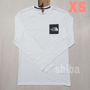 THE NORTH FACE ノースフェイス 長袖 ロンT ロング tシャツ ホワイト 白 ファイン Fine 海外XSサイズ