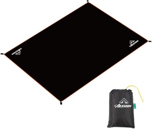 AKASOOM テントシート グランドシート 防水シート 耐水圧8000mm
