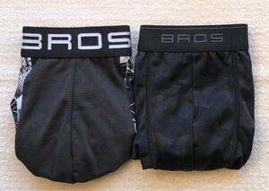 5日迄！Wacoal BROS ワコール ブロス ボクサーパンツ Ｌサイズ デザイン ブラック＆迷彩 ブラック 2枚セット