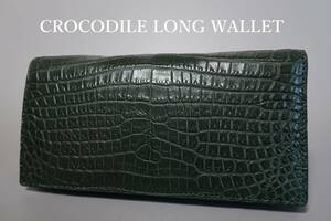  new goods top class Celeb exclusive use crocodile one sheets leather center taking . inside side . black ko leather . use peerless tailoring bundle inserting KSW10 CYPRUS 2