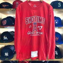 【L】 MLB 公式 Fanatics USA ファナティクス 大谷翔平 #17 LA Angels ロサンゼルス エンゼルス 長袖 Tシャツ ロンT 野球 USA正規品 _画像1