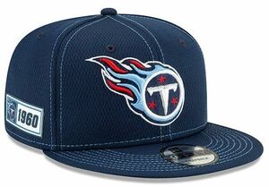 限定 100周年記念モデル NEWERA ニューエラ Titans テネシー タイタンズ 帽子 スナップバック キャップ 紺 9Fifty アメフト USA正規品