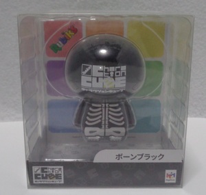 * retro *ZZZ* rare article [[ unopened ] Cara comb .n Cube bo-n black Charaction CUBE approximately 13×12×8cm mega house ] present condition delivery 