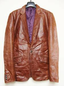 TORNADO MART Tornado Mart * Buffalo cow leather leather tailored jacket blouson 