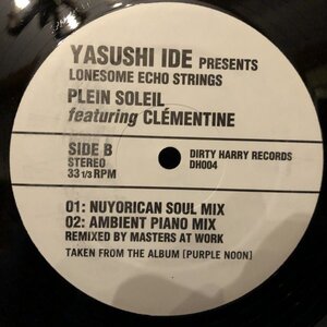 Yasushi Ide Presents Lonesome Echo Strings Featuring Clmentine / Plein Soleil