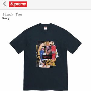 Supreme stack tee Navy