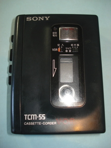 [送料無料 即決] SONY カセットプレーヤー TCM-55 ジャンク