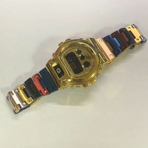 G-SHOCK Gショック ジーショック CASIO カシオ デジタル 腕時計 dw-6900cd-1ds ステンレスフルメタルカスタム　クォーツ腕時計