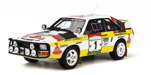 OttO mobile 1/18 アウディ クアトロ スポーツ Gr.B ホワイト/イエロー (OTM253)