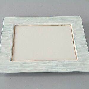  large plate length angle plate picture frame blue sal063b