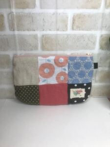 ポーチ ハンドメイド マチなし
