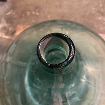 デミジョンボトル ガラスボトル 瓶 昭和レトロ アンティーク ビンテージ インテリア 花瓶 直径35cm 高さ44cm_画像5