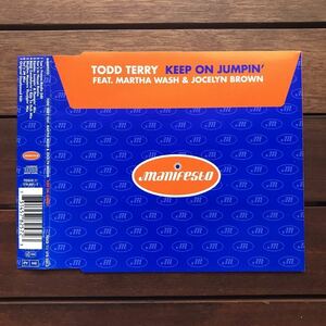 【house】Todd Terry Feat. Martha Wash & Jocelyn Brown / Keep On Jumpin'［CDs］7ver.《9b085 9595》