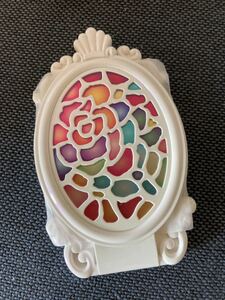 ANNA SUI Anna Sui limitation limited beauty mirror stained glass hand mirror mirror mirror compact mirror white hand-mirror complete sale 