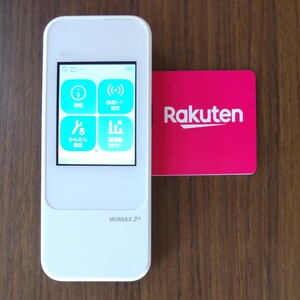 楽天設定済 WiMAX2+ SPEED Wi-Fi NEXT W04 au HWD35 通信モード切替可 216