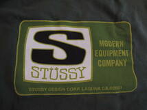 STUSSY ステューシー EQUIPMENT COMPANY PIGMENT DYED LS TEE 緑 Lサイズ 最新 公式HP ZOZOTOWN 完売 人気品　送料\230~　値下げしました！_画像5