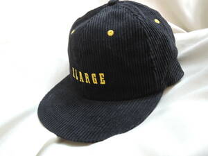 X-LARGE XLARGE エクストララージ CORDUROY 6PANEL CAP 黒 最新人気商品
