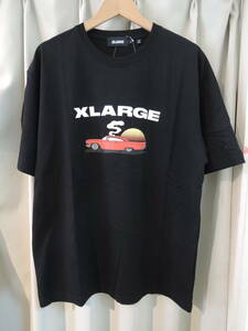 X-LARGE XLarge XLARGE SLAMMED CAR S/S TEE black L newest popular postage \230~ price cut!