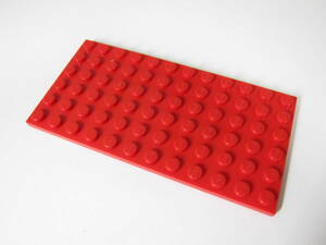 【パーツ-No.214】LEGOパーツ　プレート　6×12 赤色　　◇#3028◇街・◇パーツ◇レゴ