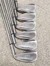 レア物　LINX リンクス　アイアン　セットMASTER　MODEL　5~9 PW 6本セットシャフト　オリジナルスチール　FLEX-R　グリップ　GOLFPRIDE _画像2