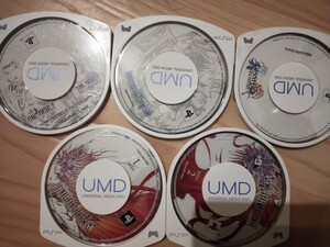 PSP ファイナルファンタジー 5枚セット ディシディア、零式、クライシスコア