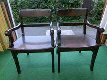 ★USED　修復品★ 木製椅子　2脚_画像10