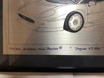 ジャガー Jaguar xj 220　エッチング画 シリアル 個数限定品_画像3