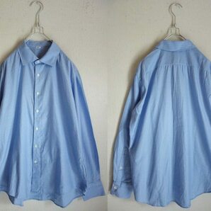 45rpm TINY ギンガムチェックシャツ ブルー 日本製 サイズ4 ビジネスカジュアルの画像1