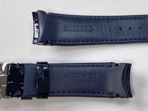 L0GG014J9 SEIKO ブライツ 20mm 純正革ベルト クロコダイル ネイビー SAGA215/8B92-0AN0用 ネコポス送料無料_画像4