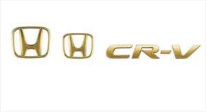 CR-V ゴールドエンブレム ※Hマーク2個＋車名エンブレム ホンダ純正部品 RT5 RT6 RW1 RW2 パーツ オプション