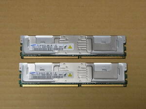 ■ dell venuine/samsung PC2-5300F FB-Dimm 1GX2 Set/Precision490 ■ (DDR631)