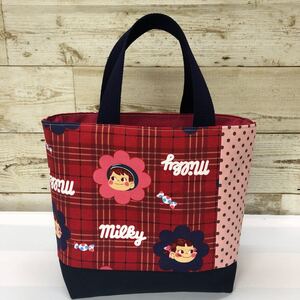 ハンドメイド トートバッグ ペコちゃん