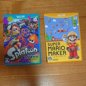 WiiU スプラトゥーン マリオメーカー 2枚セット