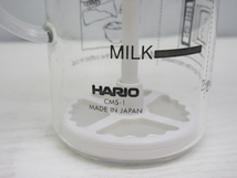 ★YC3974　HARIO　ホイップクリーマー　電子レンジ用　スリム(ブルー)　ミルク泡立て器　ハリオ　CMS-1　送料無料★_画像4