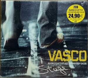 (FN14H)☆ライヴ2CD未開封/ヴァスコ・ロッシ/Vasco Rossi/Buoni O Cattivi Live Anthology 04.05☆