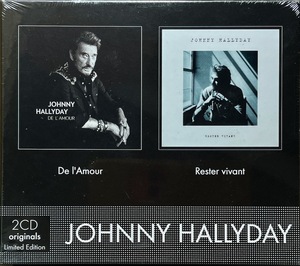 (FN12H)☆フレンチ2枚組未開封/ジョニー・アリディ/Johnny Hallyday/De L'Amour(2015)/Rester Vivant(2014)☆