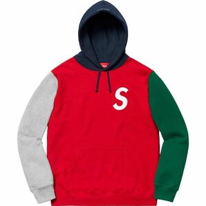 supreme colorblocked hoodie m パーカー