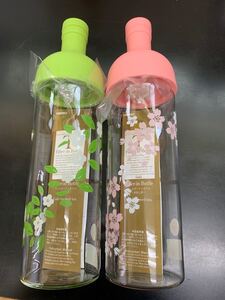 フィルターインボトル750ml グリーンテイーと桜柄