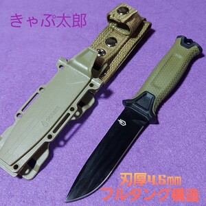 サバイバルナイフ エースコンバット フルタング アーミーグリーン