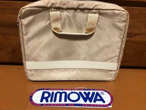 ☆希少☆未使用美品　RIMOWA 　PCバック　ベージュ　トパーズ　ビジネストロリー　