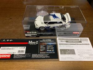 KYOSHO 京商 MR-03用 ボディー SUBARU IMPREZA KX-1 スバル インプレッサ ミニッツ mini-z