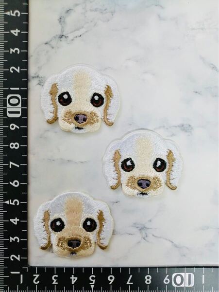 5犬　ワンちゃん刺繍アイロンワッペンまとめ