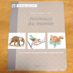 【洋書】Animaux du monde クロスステッチ