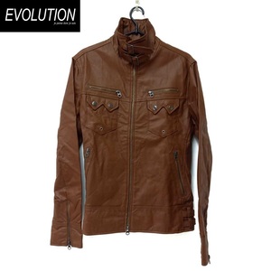 EVOLUTION/エボリューション 革ジャン メンズ トップス サイズ:L カラー:ブラウン