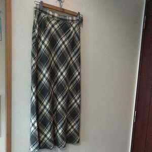  Scapa * skirt * maxi height *SCAPA* i-ll Land made cloth * long skirt 